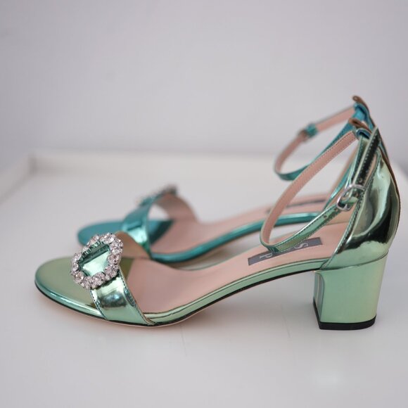 😍SJP by Sarah Jessica Parker iconic Metallic Heels EU 37 - Picture 4 of 4